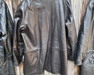 Short Leather Coat
