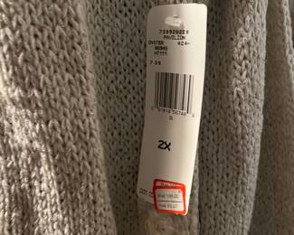 Comfy Sweater size 2x New with tags