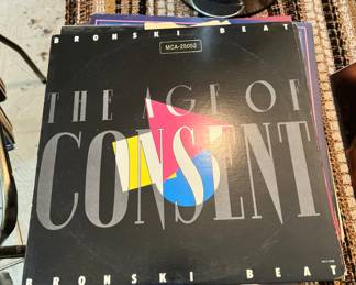 The age of consent Bronski Beat LP