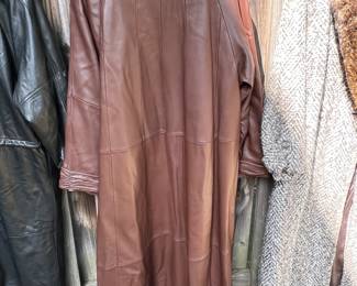 Full Length Leather Coat