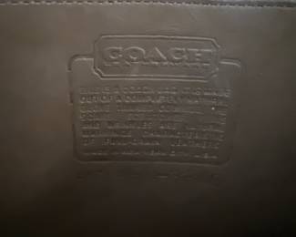 Coach Leather Handbag