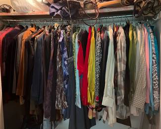 Ladies clothing, full figure sizes, many New with Tagsm lots of silks & wool size 14 through 3x