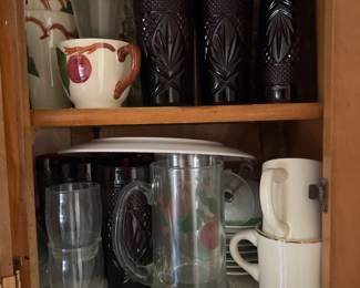 Misc Kitchen and Franciscan Apple Dishes