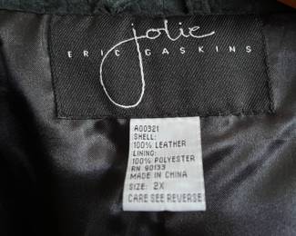 Eric Gaskins Jolie Leather Jacket 2X