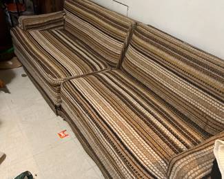 Mid Century Section Sofa Browns