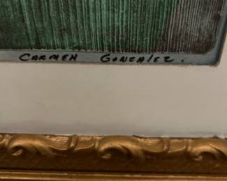 Carmen Gonzalez Signature