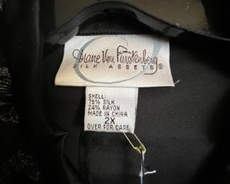 Diane Von Furstenberg Silk and rayon Blend New with tags outfit 2X