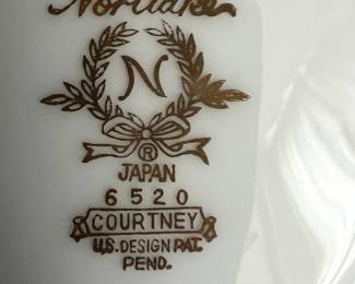 Noritake Courtney Patterned China Service for twelve