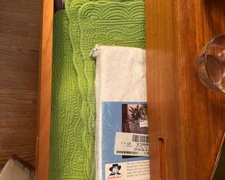 Table Linens and place mats