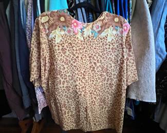 100% Silk Blouse by August Max Size 18