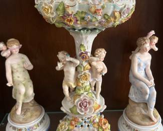 Cherub Based Pierced Compote