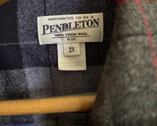 Two Pendleton Wool Jacket 2X