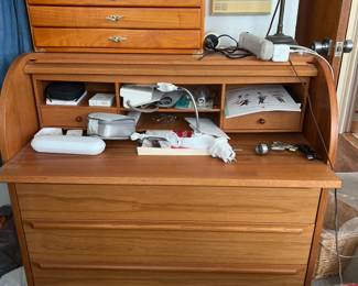 Teak Fall Front Desk