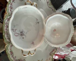 Haviland China Soup Bowl with lid