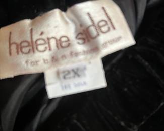 Velvet full length and half skirt by Helene Sidel Size 2X