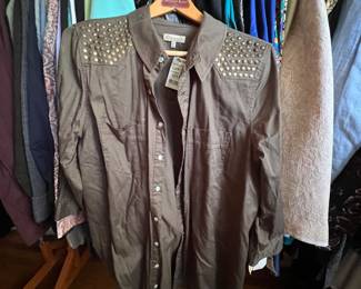 Democracy New with tags blouse size 1X