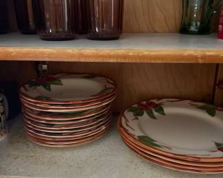Franciscan Apple dishes