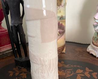 Hand made tube Vase signed Hammett