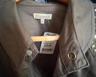Democracy 100% Cotton New With Tags Blouse 1X