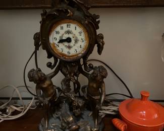 Antique Clock with cherubs