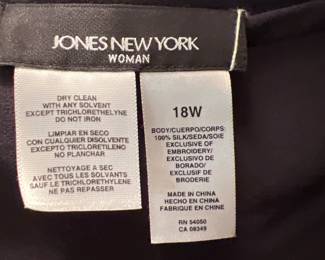 Skirt by Jones of New York 18 W 100% silk