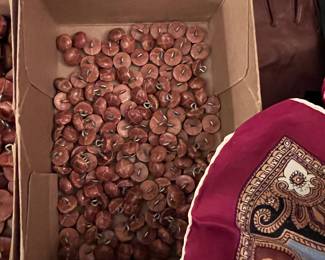 Leather Hyde Vintage Buttons