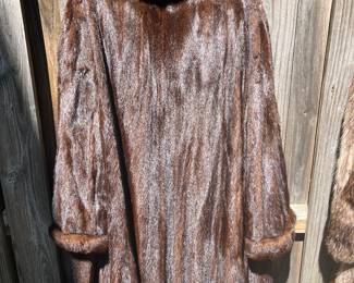 Full length mink coat
