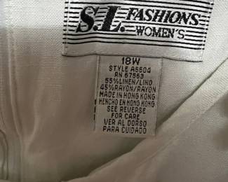 Lanen and rayon dress 18W