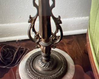 Hippocampus floor lamp detail