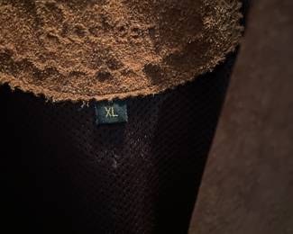 Ladies suede jacket size XL