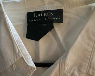Lauren ladies all cotton dress blouse