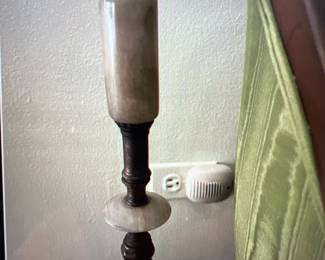 Hippocampus floor lamp detail