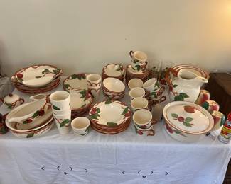 Franciscan apple dishes 