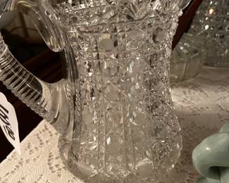 Brilliant Cut Glass Pitcher
