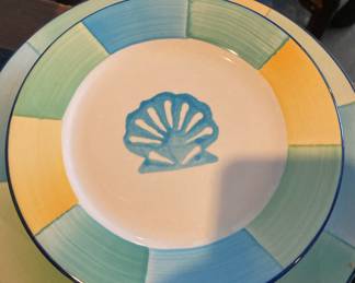 Atico sea shell pattern dishes 
