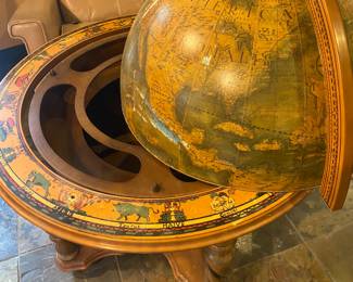 1970’s Zoffoli globe bar/Italian zodiac 