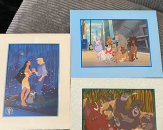 Disney lithographs 