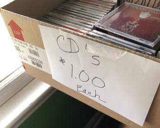 Box of CDs