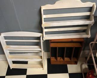 Wood Shelves, Spice Racks 