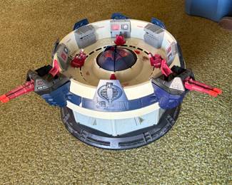 GI Joe Cobra Commander Terror Dome!  95% complete — no box/papers