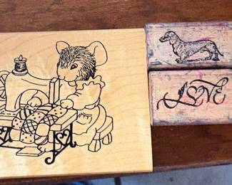 Craft stamps for cardmaking/scrapmaking