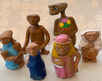 E.T. PVC plastic figures