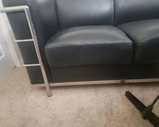 I'm trying to sell this for my son. It is located in his third floor condo. I was also told it's an original three piece art deco leather sofa set. Which includes the sofa, loveseat, chair. Priced at $1,500 for the set. Also priced so whoever buys it can resell and make some money. This is located in Rockledge