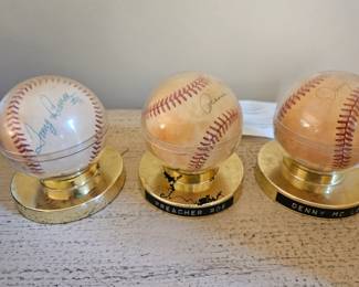 Two signed baseballs left
The one signed by Preacher sold  today. Sunday price for the other two $50 for both