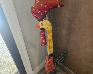 Hand-painted tin statue
$40
