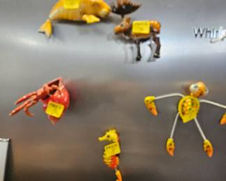 Funny magnets from around the country this lady like to travel