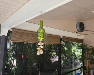 $10 for this hand cut bottle wind chime