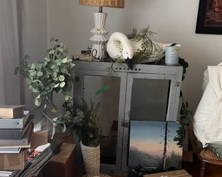 Blue cabinet is sold