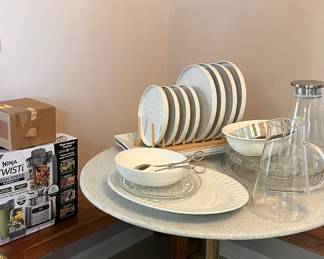 2 benches and marble table sell separately 
