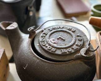 Several cast iron pieces